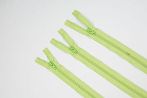 YKK Close Ended Zipper in Celery 14"