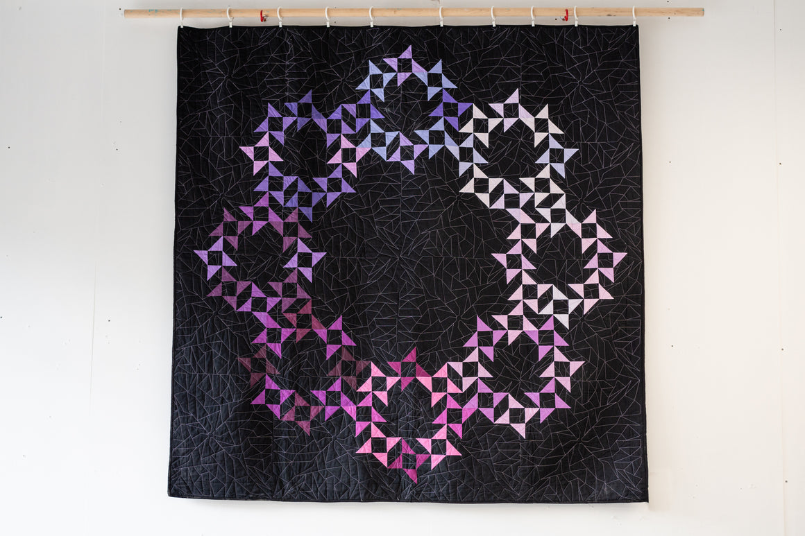 Purple Circle- Quilt for Sale