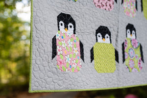 Penguin Parade - Quilt for Sale