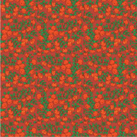 Warm Red Apples - Forestburgh for Heather Ross for Windham fabrics