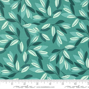 Leaves in Pond - Willow by 1 Canoe 2 for Moda Fabrics