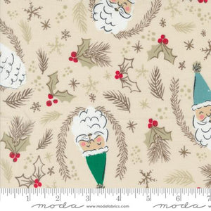 Jolly St Nick in Natural for Cozy Wonderland by Fancy That Design Hose for Moda Fabrics