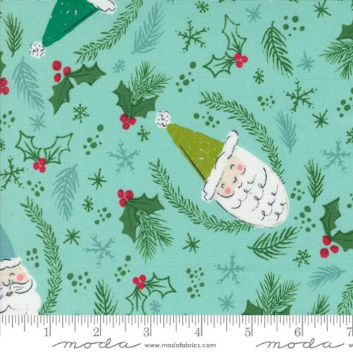 Jolly St Nick in Icicle for Cozy Wonderland by Fancy That Design Hose for Moda Fabrics