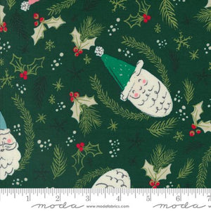 Jolly St Nick in Pine for Cozy Wonderland by Fancy That Design Hose for Moda Fabrics