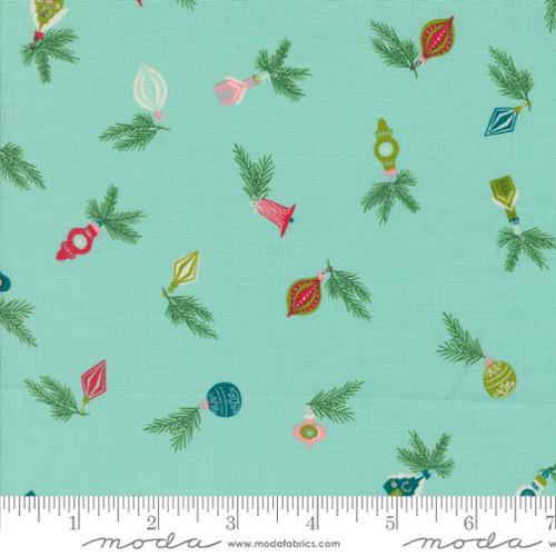 Vintage Baubles in Icicle for Cozy Wonderland by Fancy That Design Hose for Moda Fabrics
