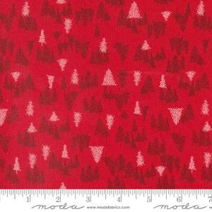 Tree Farm in Berry for Cozy Wonderland by Fancy That Design Hose for Moda Fabrics