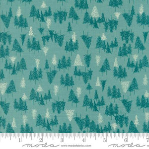 Tree Farm in Frost for Cozy Wonderland by Fancy That Design Hose for Moda Fabrics