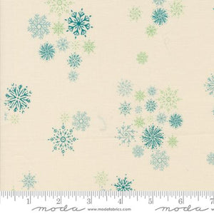 Snowflake Fall in Teal for Cozy Wonderland by Fancy That Design Hose for Moda Fabrics (Copy)