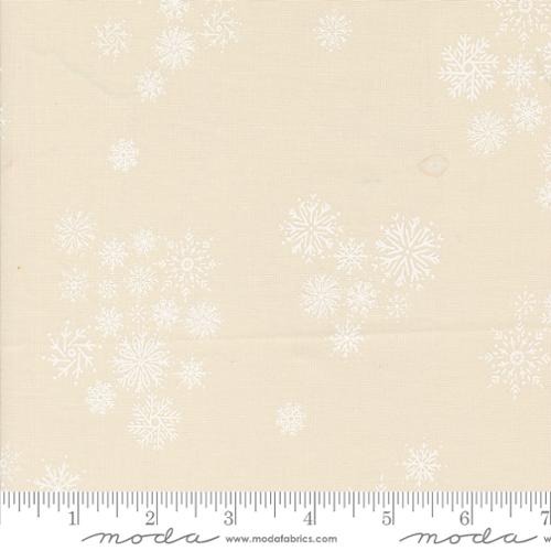 Snowflake Fall in Natural White for Cozy Wonderland by Fancy That Design Hose for Moda Fabrics