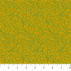 Passing Fancy in Olive for Wild Abandon by Figo Fabrics