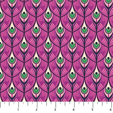 Swagger in Violet for Wild Abandon by Figo Fabrics