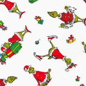 Grinch Toss on White - How the Grinch Stole Christmas - Holiday