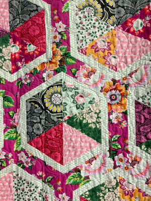 Sweet Bee Wholecloth - Quilt for Sale