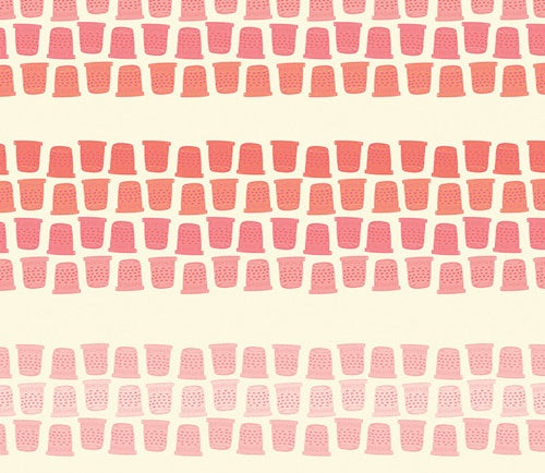 Thimble Lane Coral - for Sew Obsessed by Art Gallery