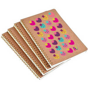 Strawberry Graph Paper Notebook