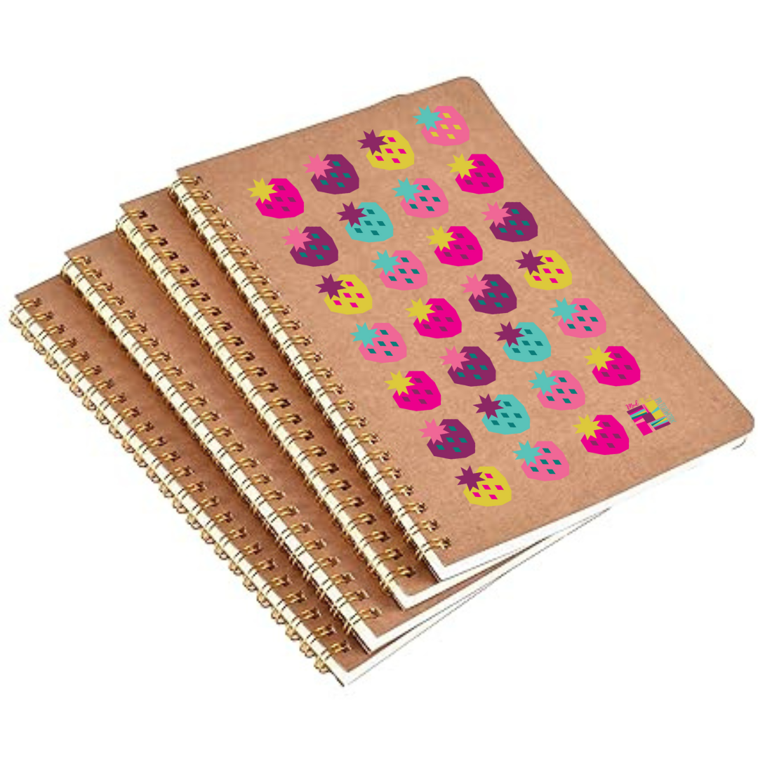Strawberry Graph Paper Notebook