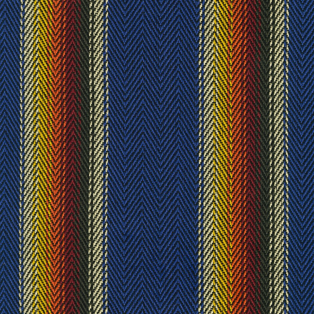 Baja Blanket Stripe in Blue Jay for Robert Kaufman Fabrics