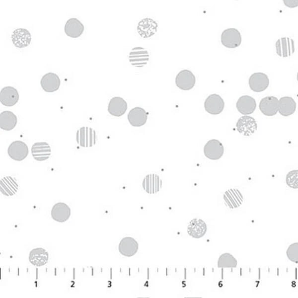 Snow in White from Seasons Basics by Ghazal Razavi for Figo Fabrics