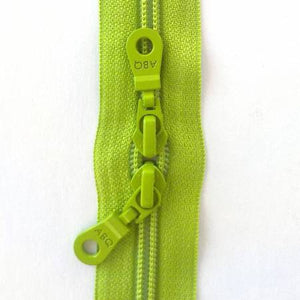 Bag Zipper in Lime Green, Zipper, Among Brenda's Quilts, 30" - Mad About Patchwork
