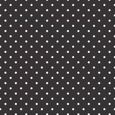 Swiss Dot White on Black, Designer Fabric, Riley Blake Designs, [variant_title] - Mad About Patchwork