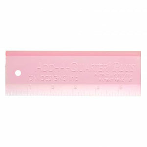 Add A-Quarter Ruler 6in Plus - PINK, Ruler, CM Designs, [variant_title] - Mad About Patchwork