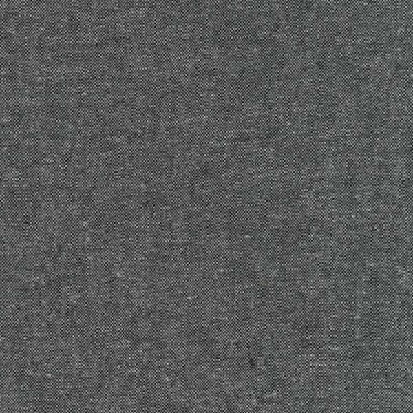Essex Yarn-Dyed in Charcoal, Specialty Fabric, Robert Kaufman, [variant_title] - Mad About Patchwork