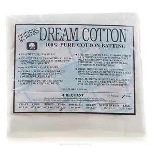 Quilters Dream Cotton Batting, Batting, Quilters Dream, [variant_title] - Mad About Patchwork