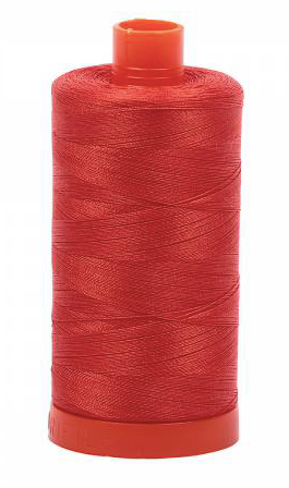 Aurifil Cotton Thread - Color 2245 Red Orange