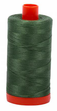 Aurifil Cotton Thread - Colour 2890 Very Dark Grass Green