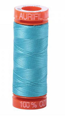 Aurifil Cotton Thread - Colour 5005 Bright Turquoise