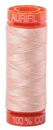 Aurifil 50 wt Cotton 2205 Apricot
