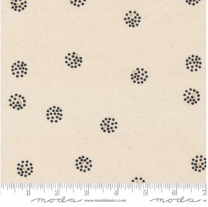 Think Ink - Dotties in Natural CANVAS by Zen Chic for Moda