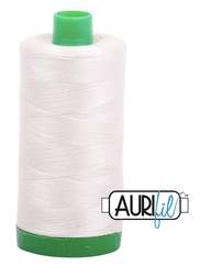 Aurifil Cotton Thread - Colour 2309 Silver White