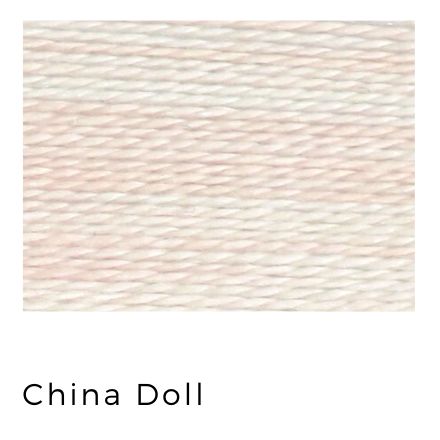 China Doll- Acorn Threads by Trailhead Yarns - 20 yds of 8 weight hand-dyed thread