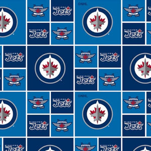 Winnipeg Jets NHL Licenced Fabric, Designer Fabric, Windam, [variant_title] - Mad About Patchwork