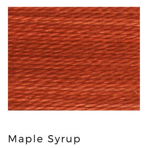 Maple Syrup- Acorn Threads by Trailhead Yarns - 8 weight hand-dyed thread