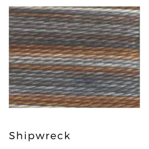 Shipwreck - Acorn Threads by Trailhead Yarns - 20 yds of 8 weight hand-dyed thread