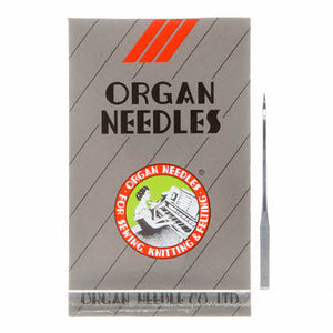 Organ Embroidery Machine Needles - Flat Shank Light Ball Point 11/75, Notion, Organ Needles, [variant_title] - Mad About Patchwork