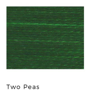 Two Peas - Acorn Threads by Trailhead Yarns - 8 weight hand-dyed thread