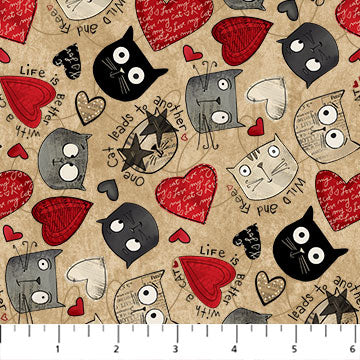 No Ordinary Cats from Northcott Fabrics