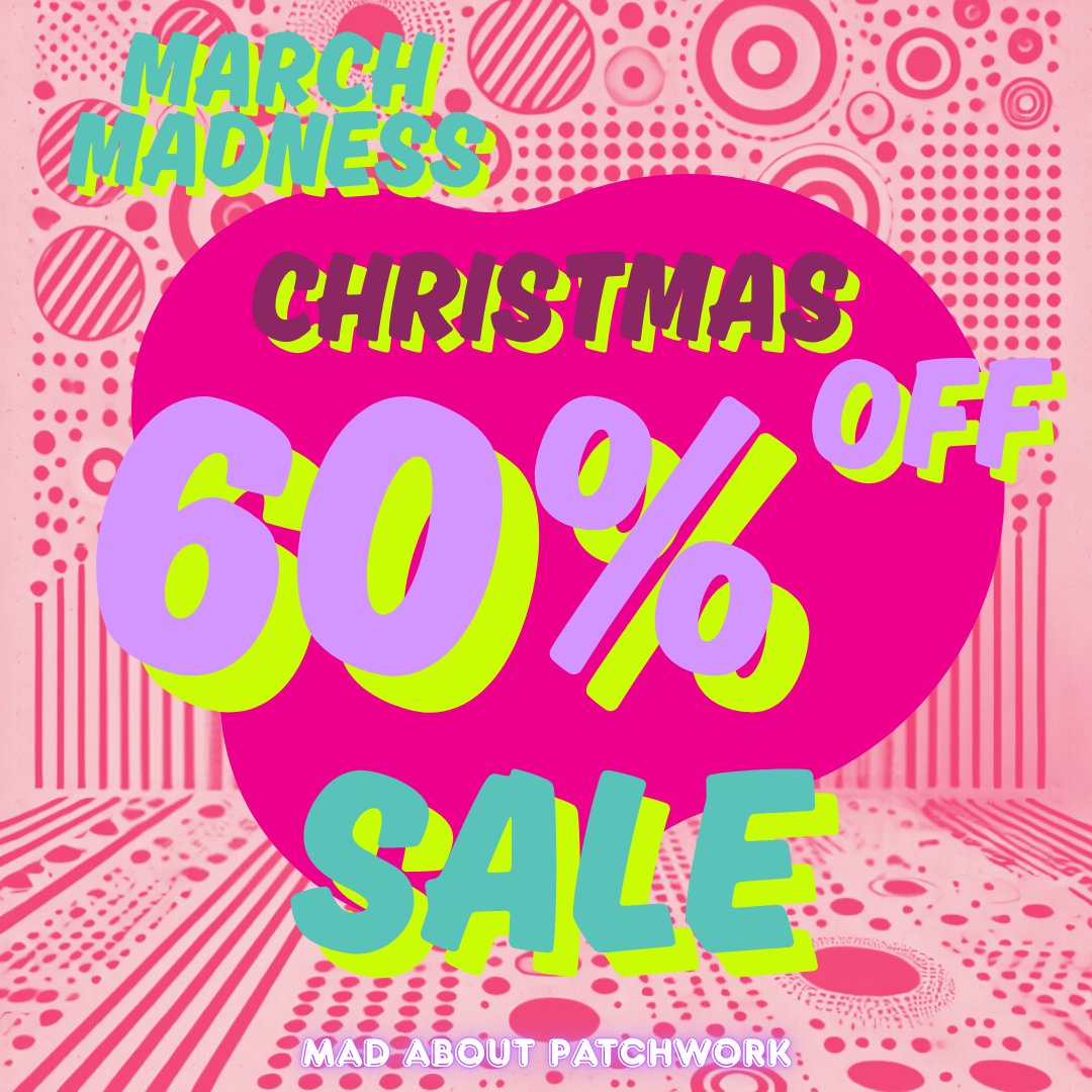 March Madness Christmas Fabric