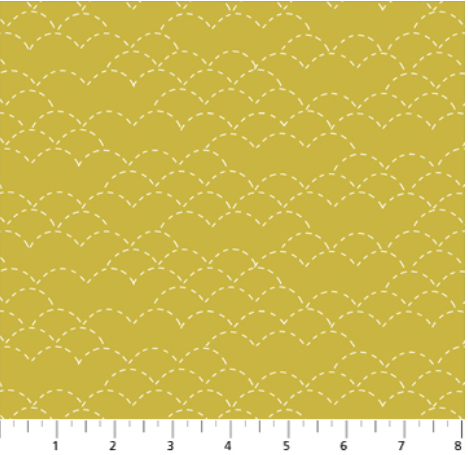 Hand Stitched by Karen Lewis for FIGO Fabrics