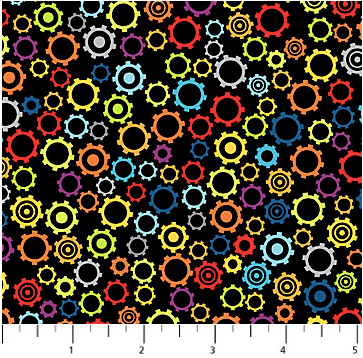 Rollicking Robots by Patrick Lose for Northcott Fabrics