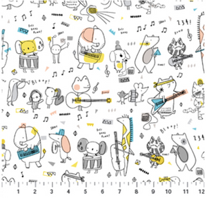 Band Practice by Carly Gledhill for Figo Fabrics