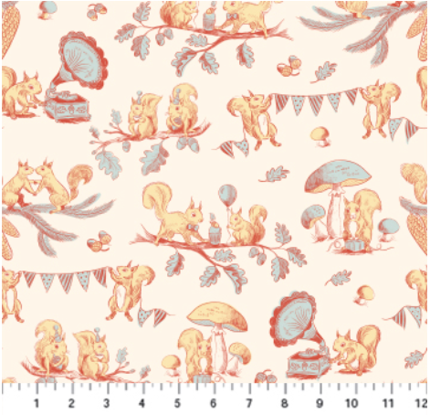 Festive Fauna by Rebecca Elfast for Figo Fabrics