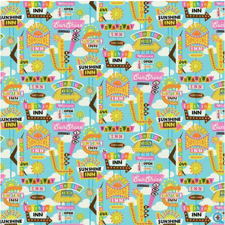 Sunshine Inn by Lysa Flower for Paintbrush Studio