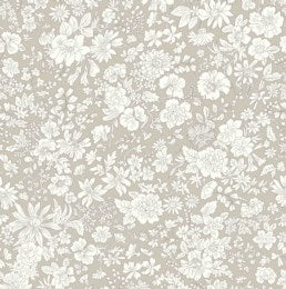 Emily Belle in Oatmeal Leaf from Liberty Fabrics