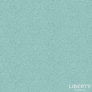 York Fern in Duck Egg Blue from Festive Greetings by Liberty Fabrics