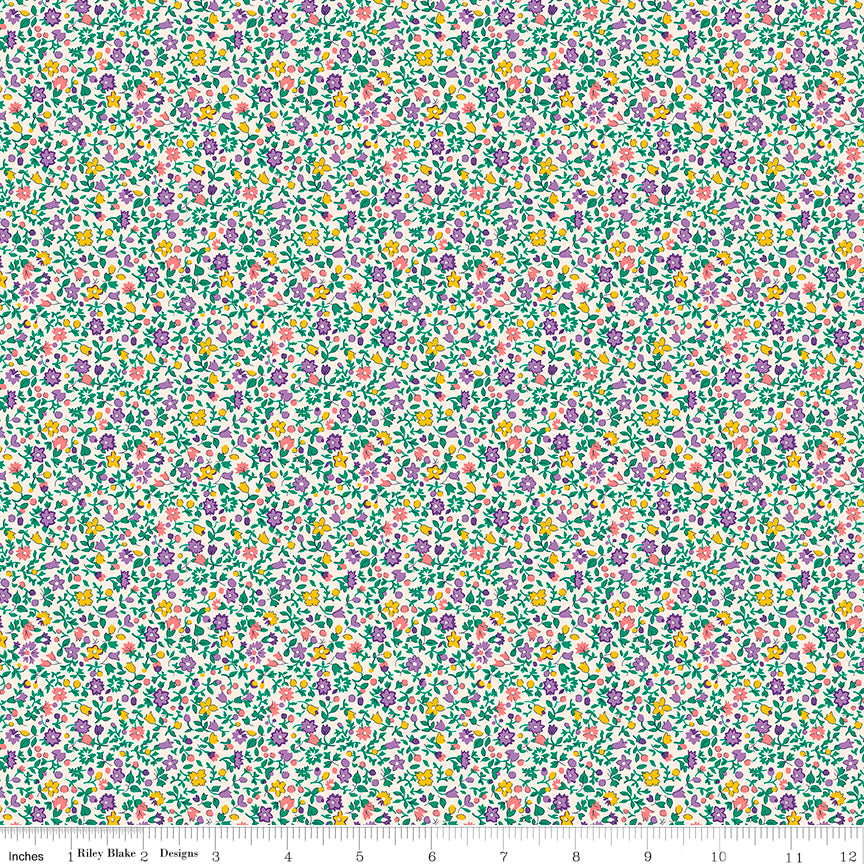 Posy Haze A from Everlasting by Liberty Fabrics, Designer Fabric