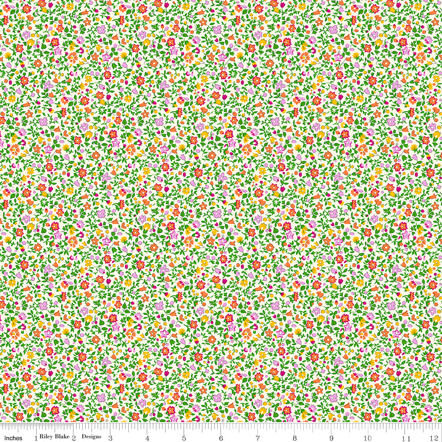 Posy Haze B from Everlasting by Liberty Fabrics, Designer Fabric
